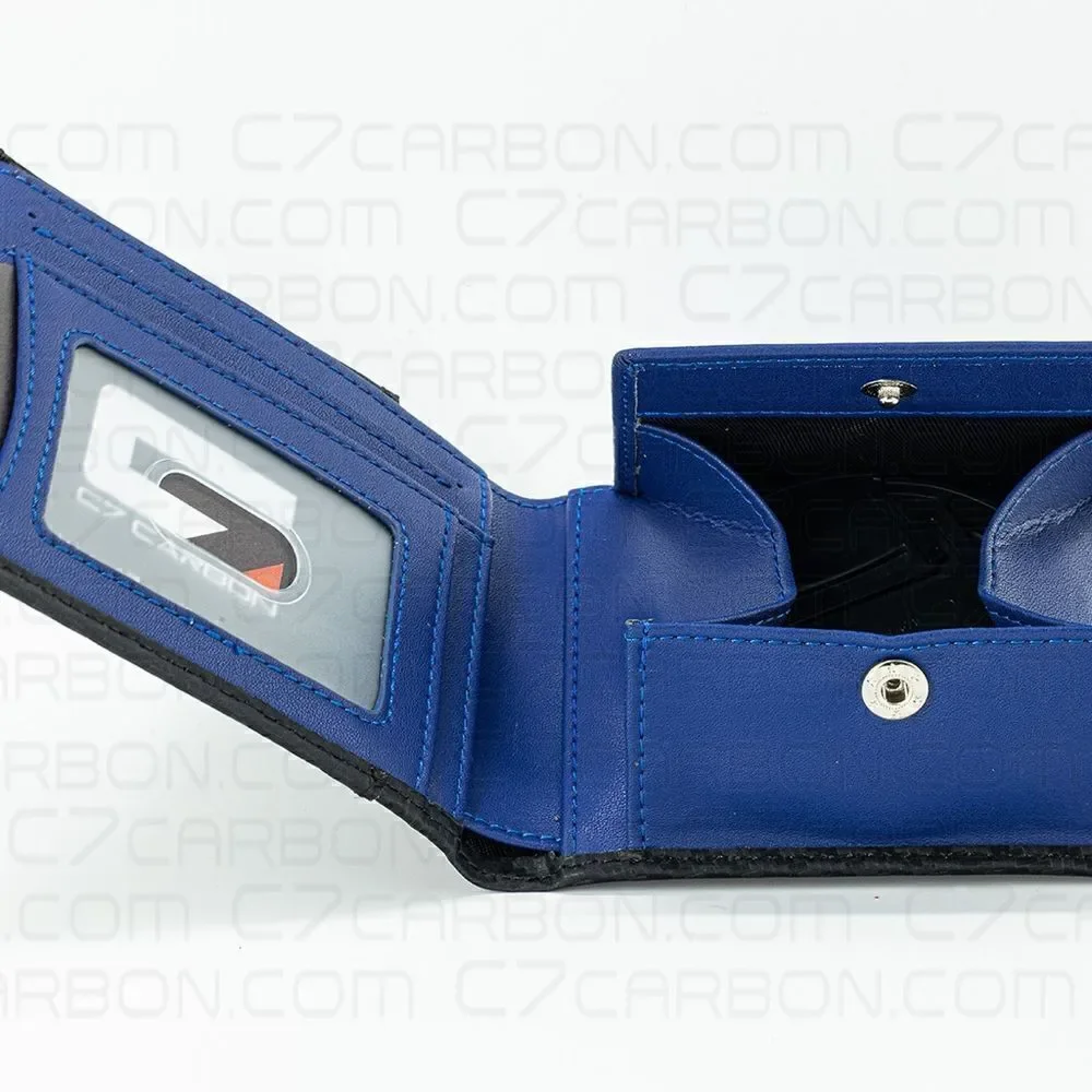 NWT Carbon Fiber Leather Wallet Bifold with RFID Blocking Ships today